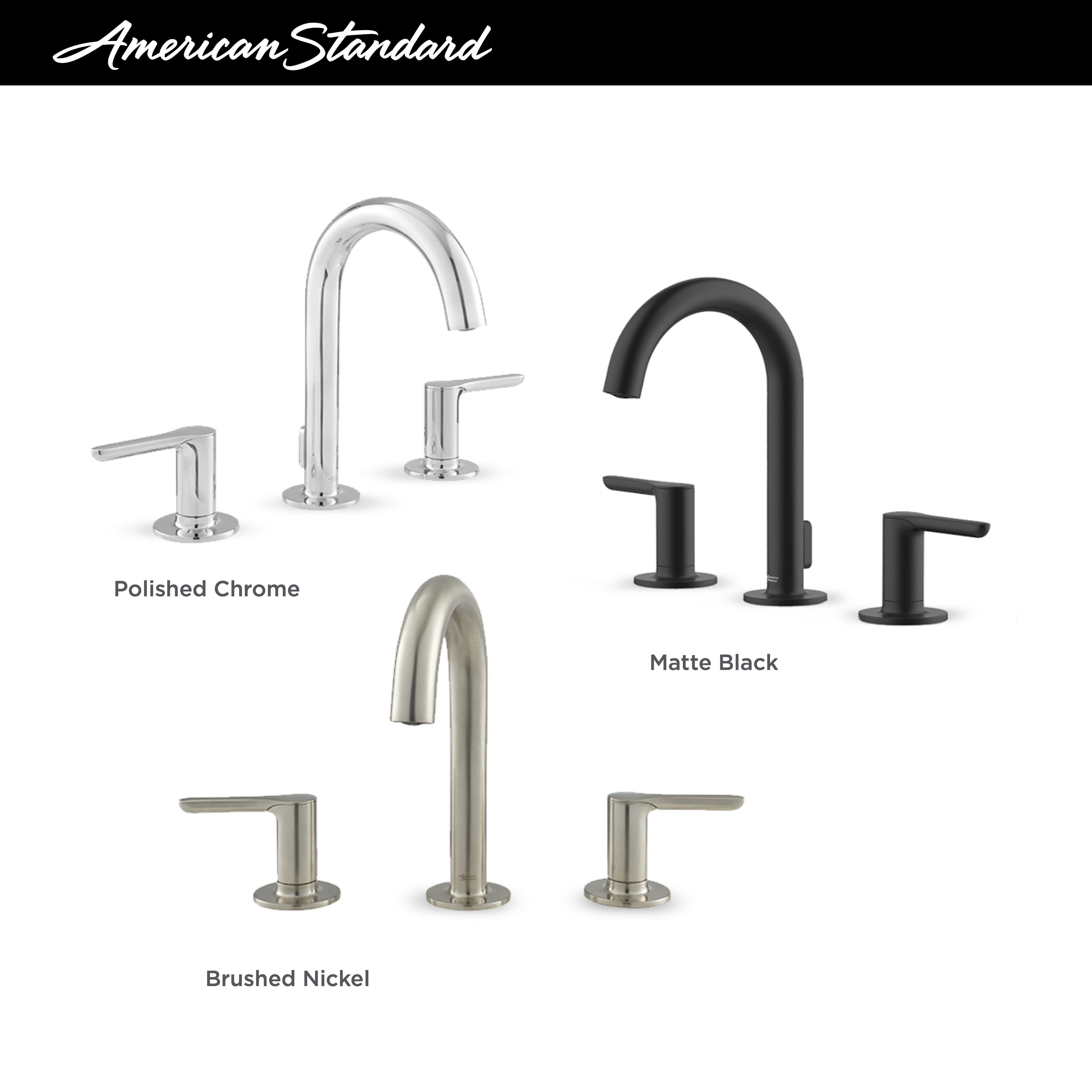 Studio® S 8-Inch Widespread 2-Handle Bathroom Faucet 1.2 gpm/4.5 L/min With Lever Handles